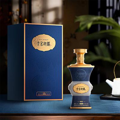 贵宫御膳蓝樽 酱香型53度白酒500ml*6瓶整箱纯粮过年送礼盒